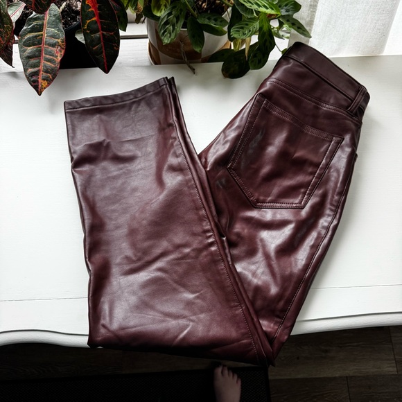 Abercrombie Vegan Leather Pants - Picture 5 of 6